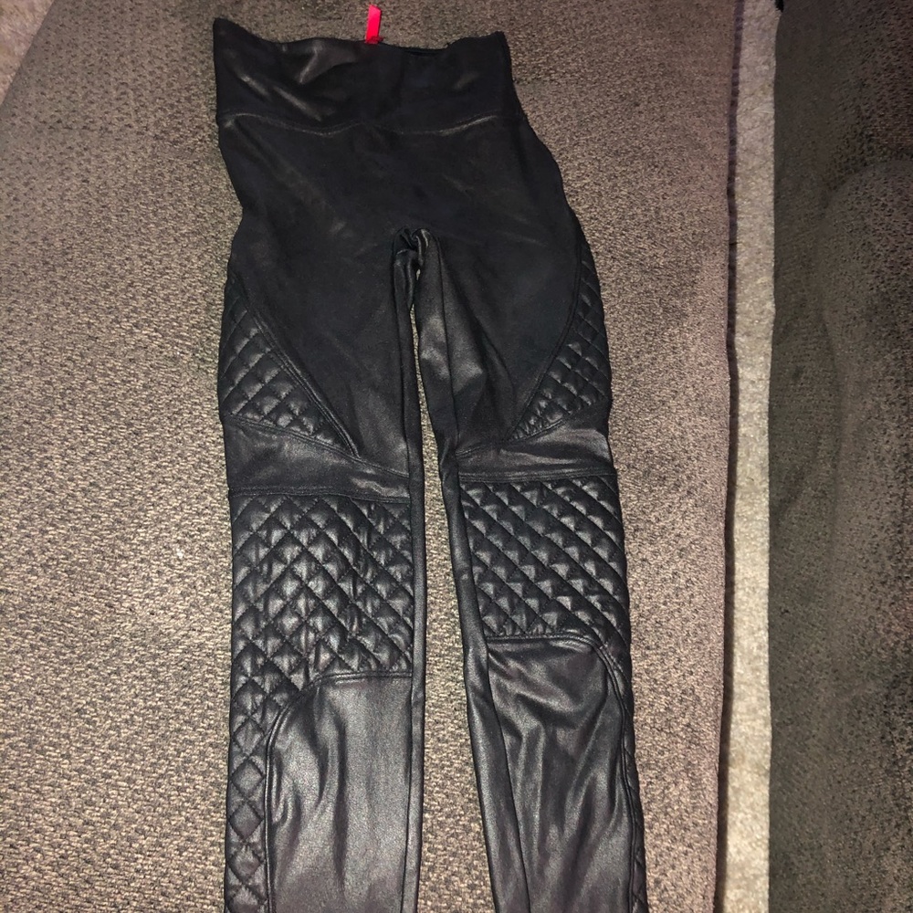 Faux leather Quilted leggings SPANX